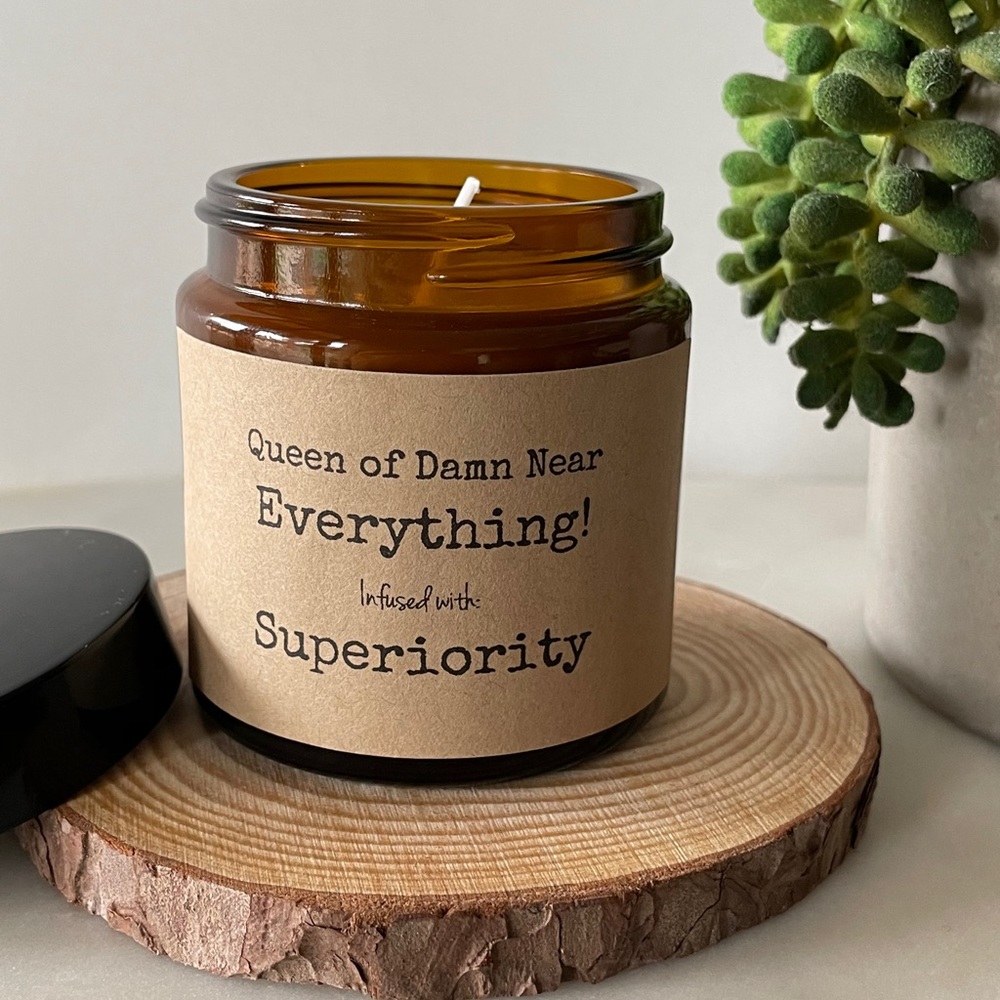 Scented homemade candles w/ trendy labels - Picture 5 of 10
